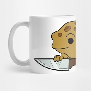 Frog with a knife! Mug